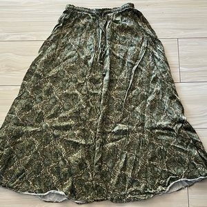 Zara paisley midi skirt